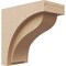 Ekena Millwork 6"W x 12"D x 12"H Classic Helena Rough Cedar Woodgrain TimberThane Corbel, Primed Tan CORUR06X12X12HELRCPR - alternate 1